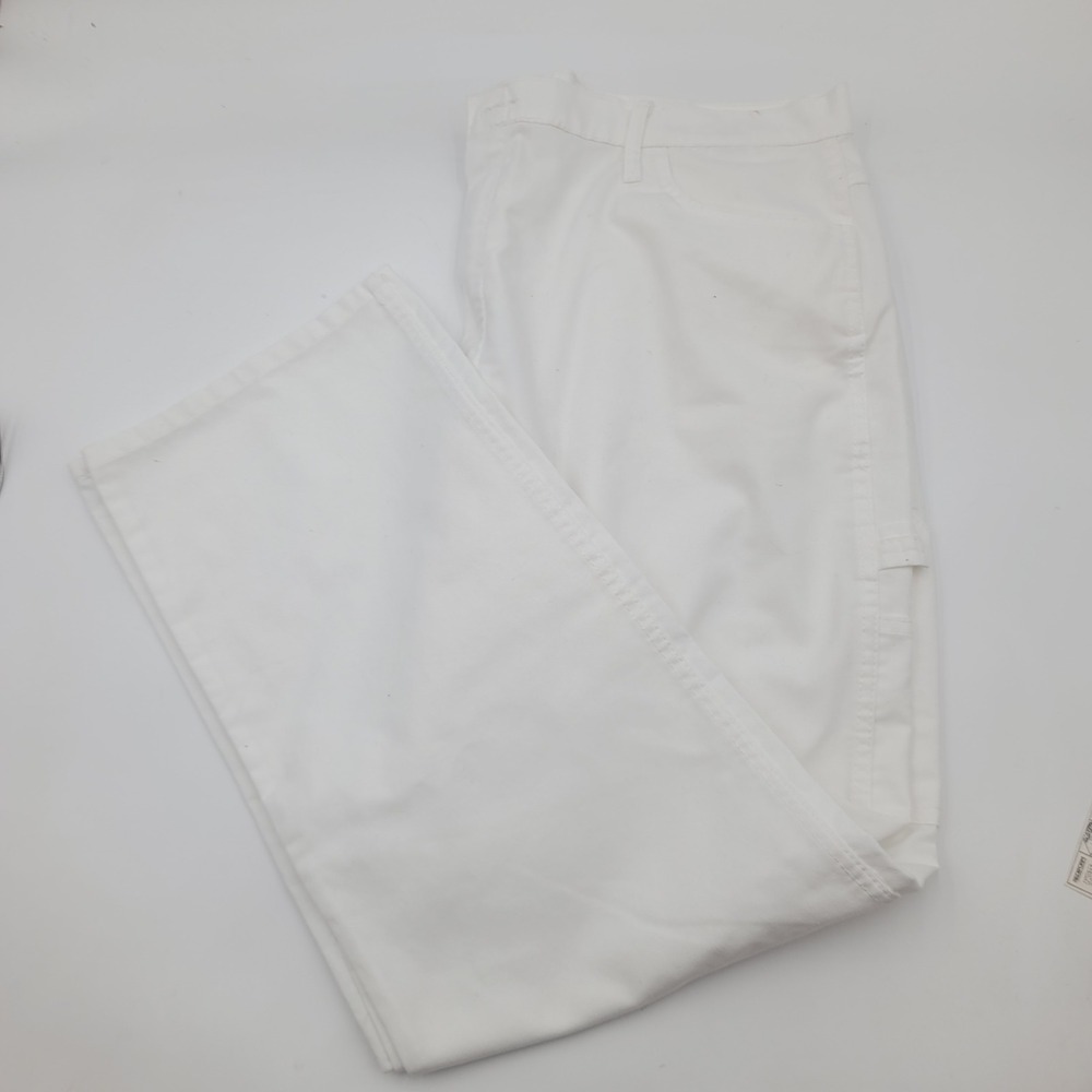 Genuine Dickies White Painter Carpenter Pants Mens 40x32 Utility Workwear